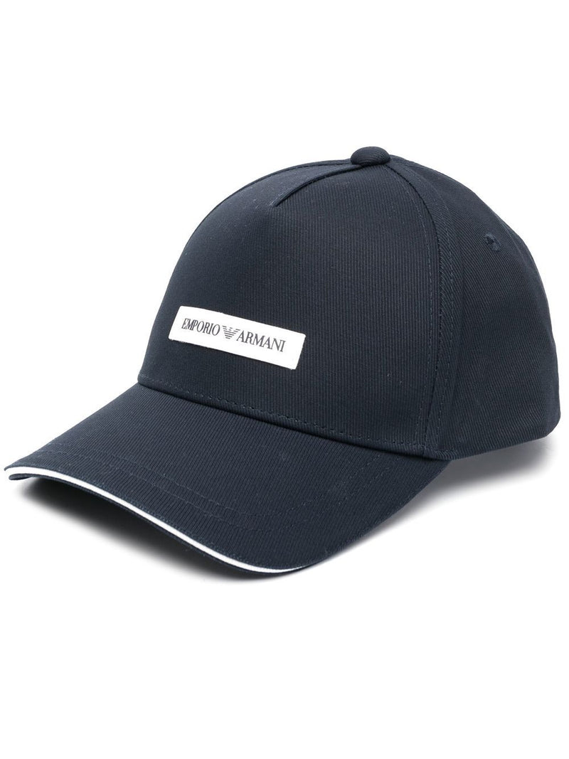 Emporio Armani Canvas Baseball Cap With Emporio Armani Patch | Urbalenti™ NYC