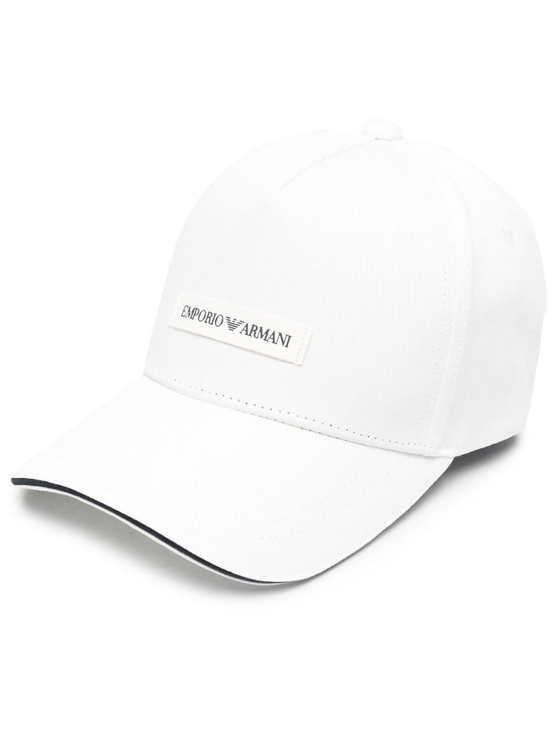 Emporio Armani Canvas Baseball Cap With Emporio Armani Patch | Urbalenti™ NYC