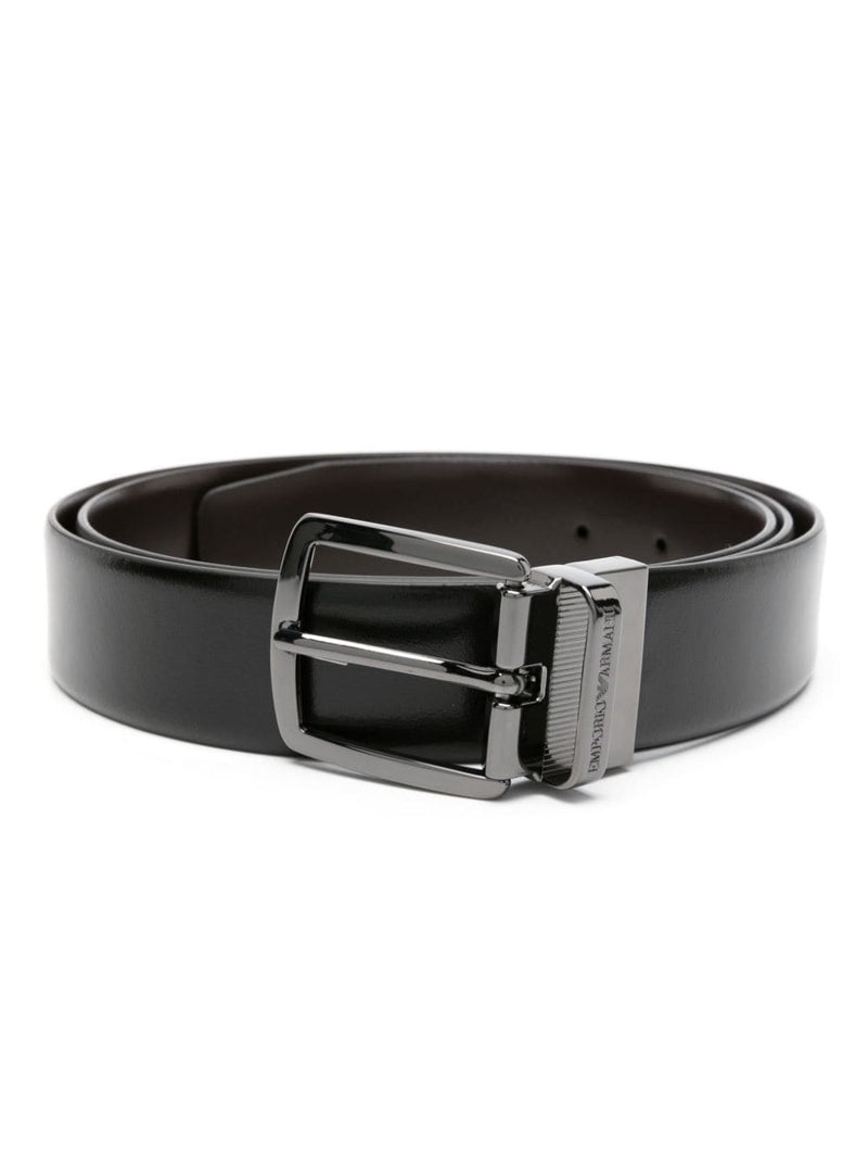 Emporio Armani Reversible Leather Belt | Urbalenti™ NYC
