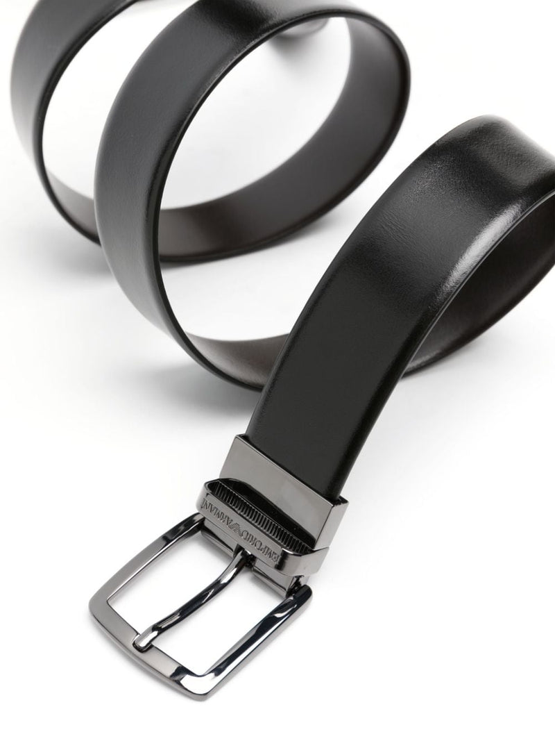 Emporio Armani Reversible Leather Belt | Urbalenti™ NYC