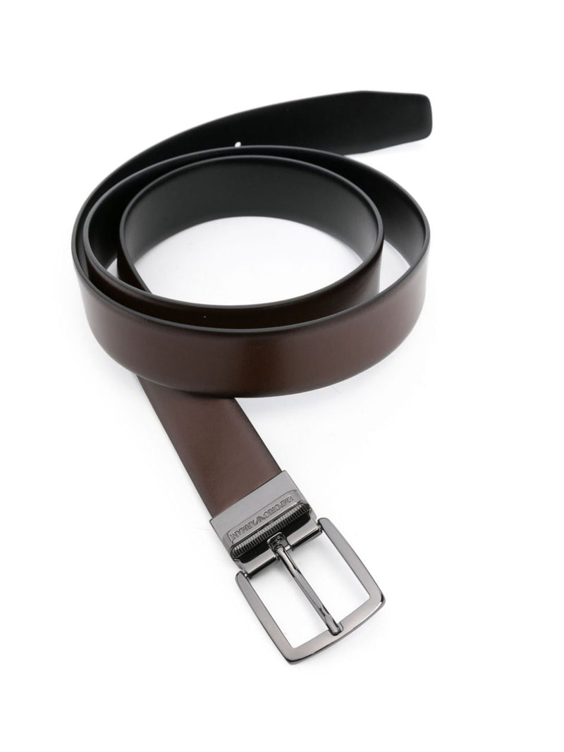 Emporio Armani Reversible Leather Belt | Urbalenti™ NYC