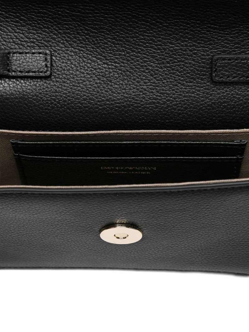 Emporio Armani Emporio Armani Mini Bag In Tumbled Leather