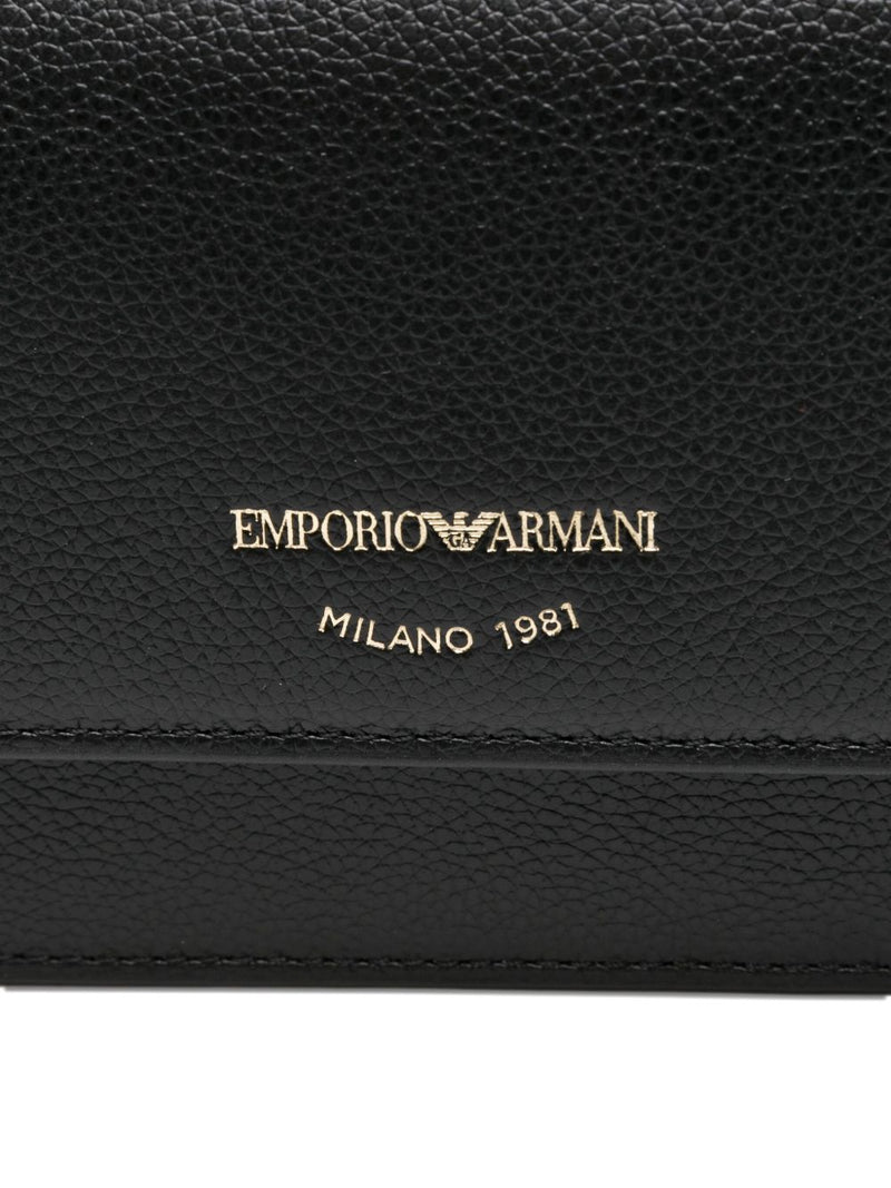 Emporio Armani Emporio Armani Mini Bag In Tumbled Leather