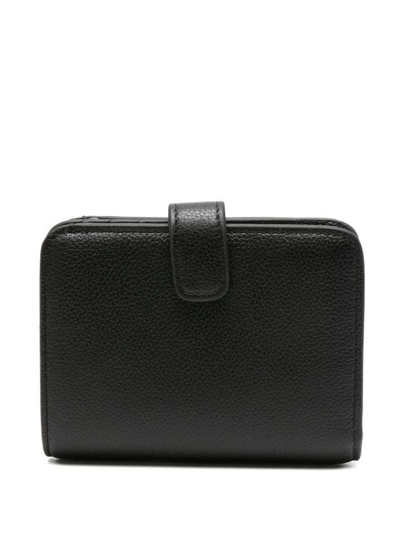 Emporio Armani Tumbled-Leather Bi-Fold Wallet | Urbalenti™ NYC