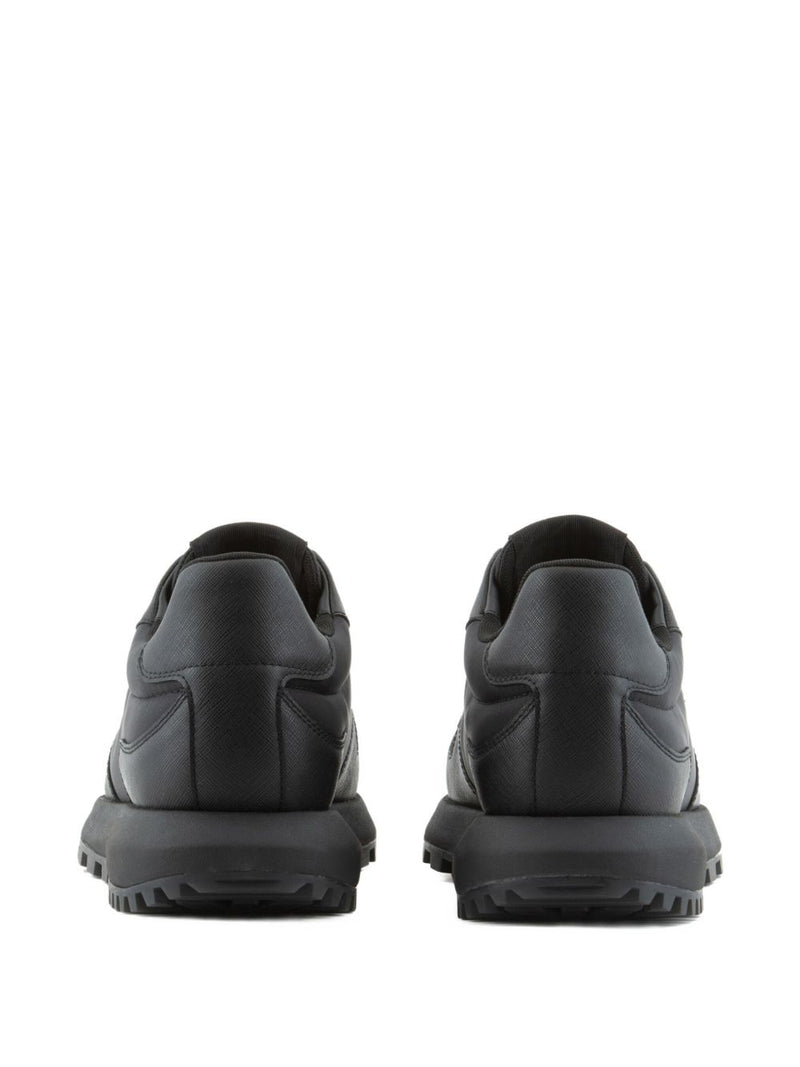 Emporio Armani ASV recycled nylon sneakers | Urbalenti™ NYC