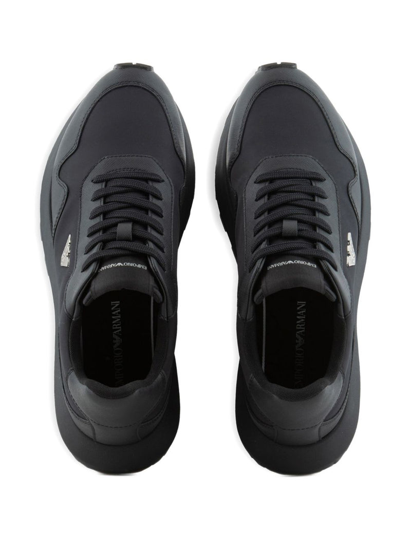 Emporio Armani ASV recycled nylon sneakers | Urbalenti™ NYC