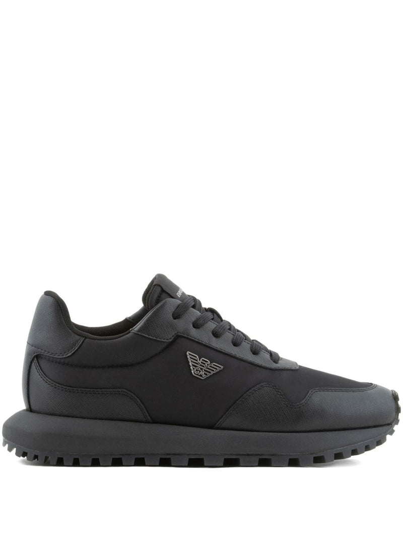 Emporio Armani ASV recycled nylon sneakers | Urbalenti™ NYC