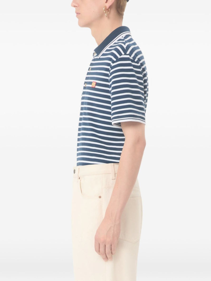 Valentino VLogo Signature piquet cotton polo shirt Variant 3 | Urbalenti™ NYC