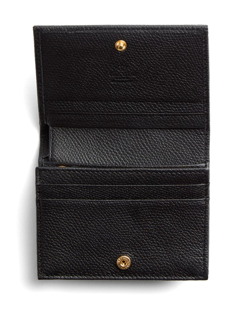 Valentino Garavani-VLogo Signature Grainy Calfskin Wallet - Leather | Ur... | Urbalenti™ NYC