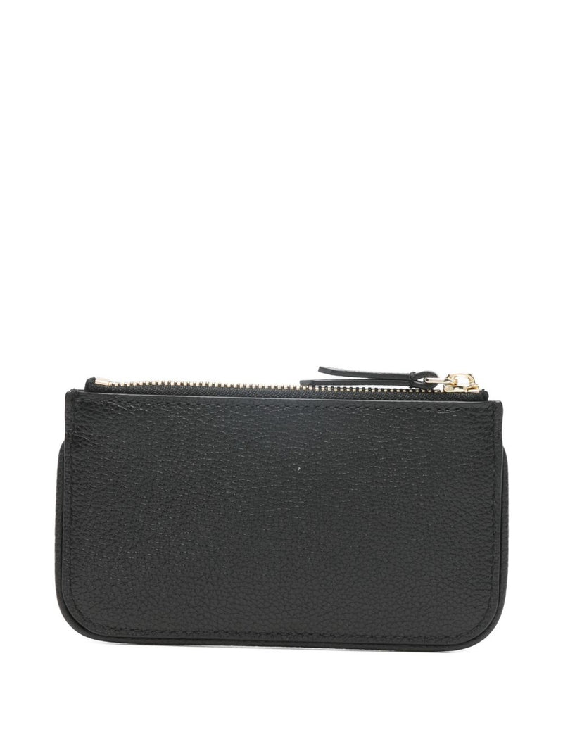 Emporio Armani Myea Deer-Print Card Holder With Zip | Urbalenti™ NYC