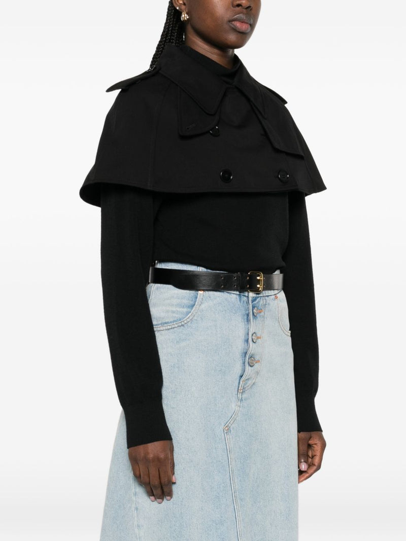 Burberry Cotton trench cape Variant 2 | Urbalenti™ NYC