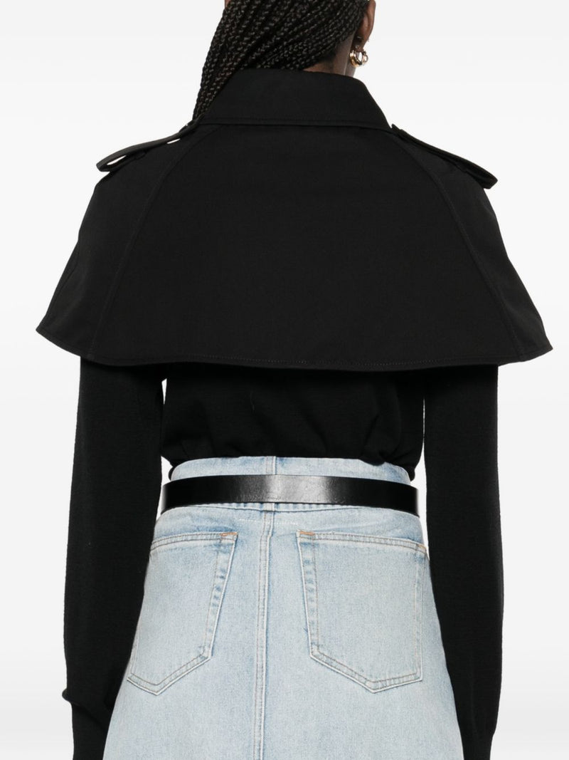 Burberry Cotton trench cape Variant 2 | Urbalenti™ NYC
