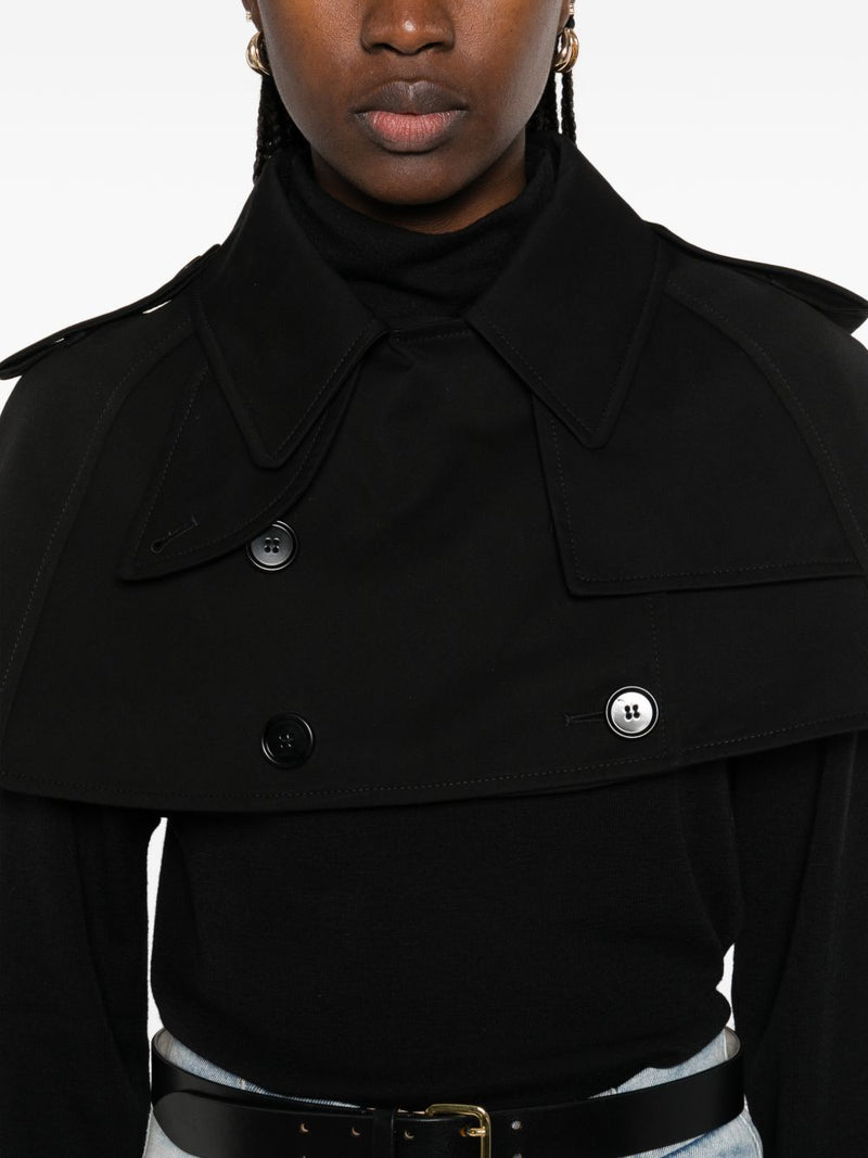 Burberry Cotton trench cape Variant 2 | Urbalenti™ NYC