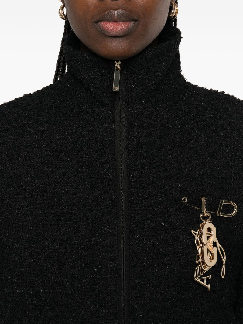 Emporio Armani Tweed blouson jacket | Urbalenti™ NYC