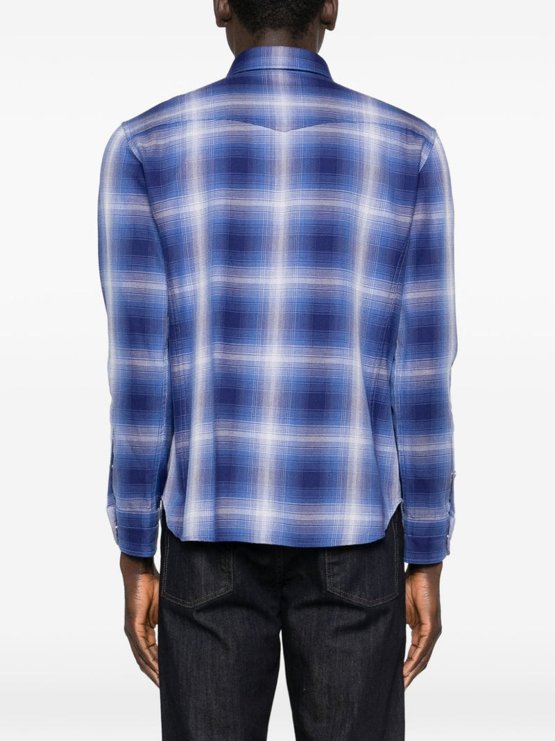 Tom Ford Cotton checked shirt | Urbalenti™ NYC