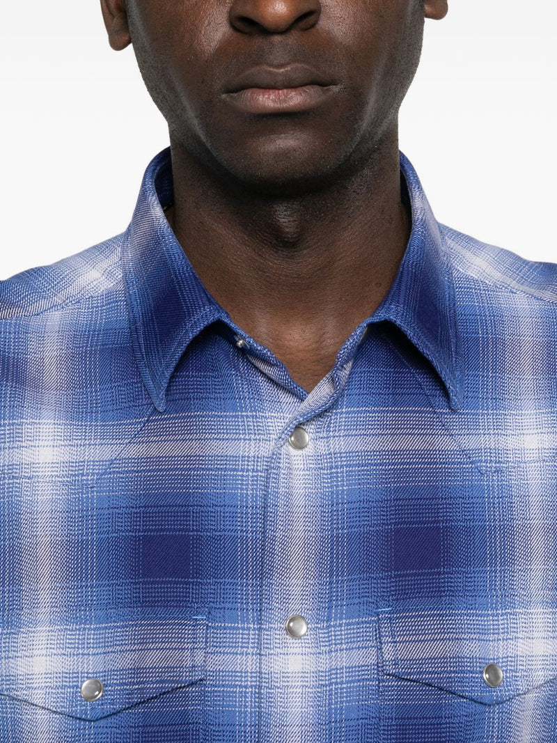 Tom Ford Cotton checked shirt | Urbalenti™ NYC