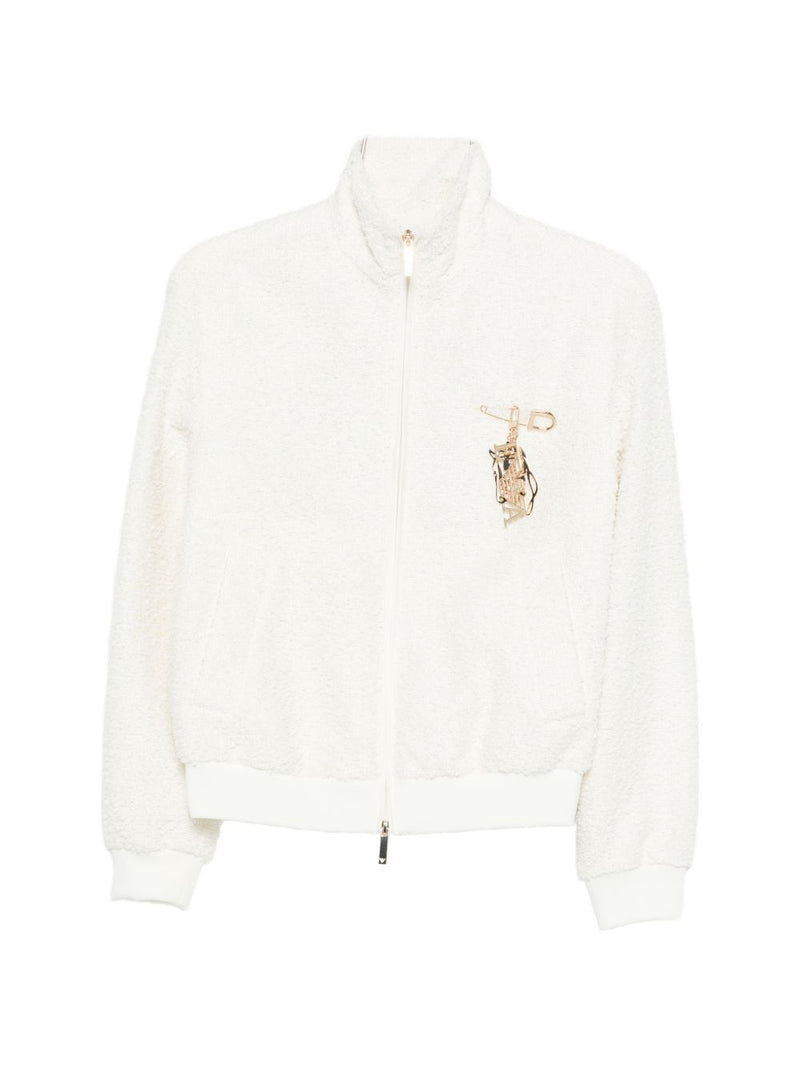 Emporio Armani Tweed blouson jacket | Urbalenti™ NYC