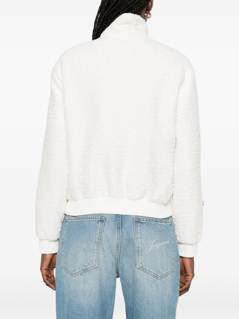 Emporio Armani Tweed blouson jacket | Urbalenti™ NYC