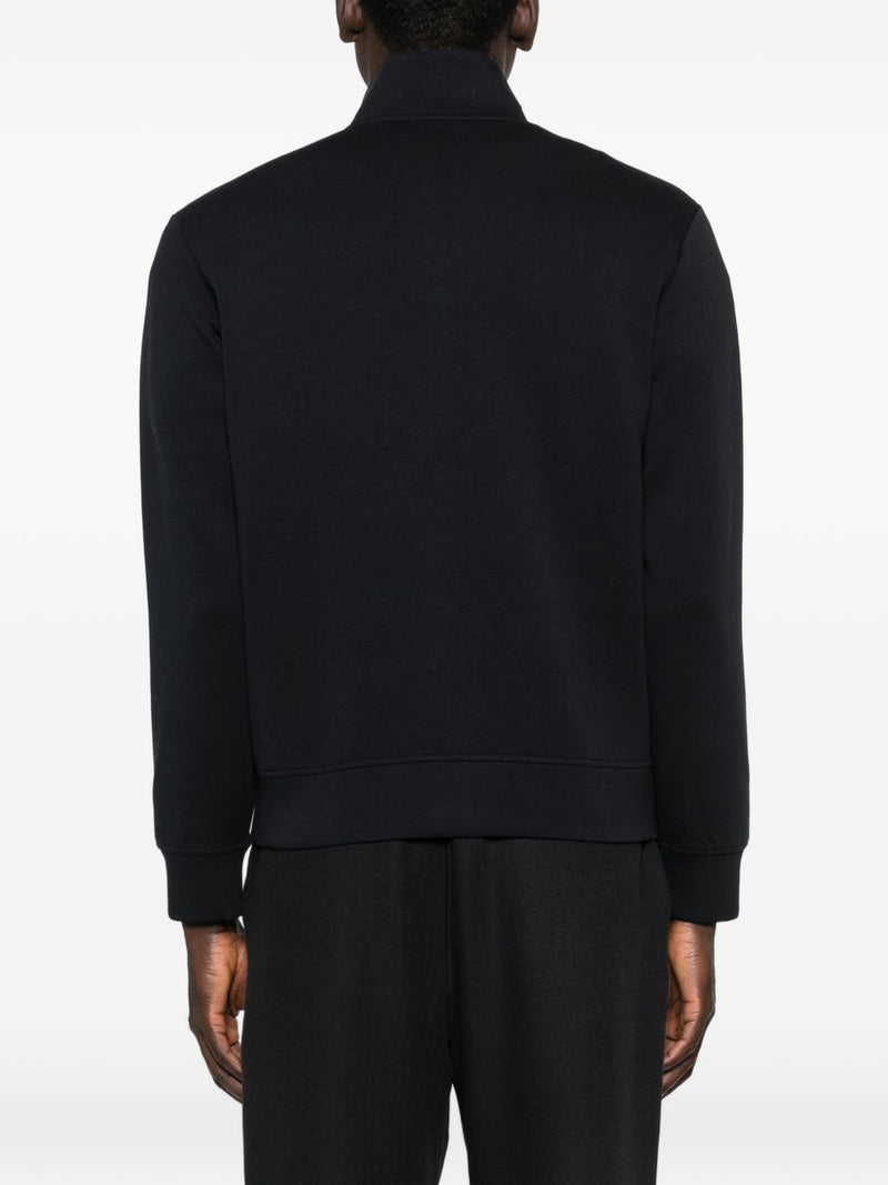 Emporio Armani Logo cotton sweatshirt | Urbalenti™ NYC
