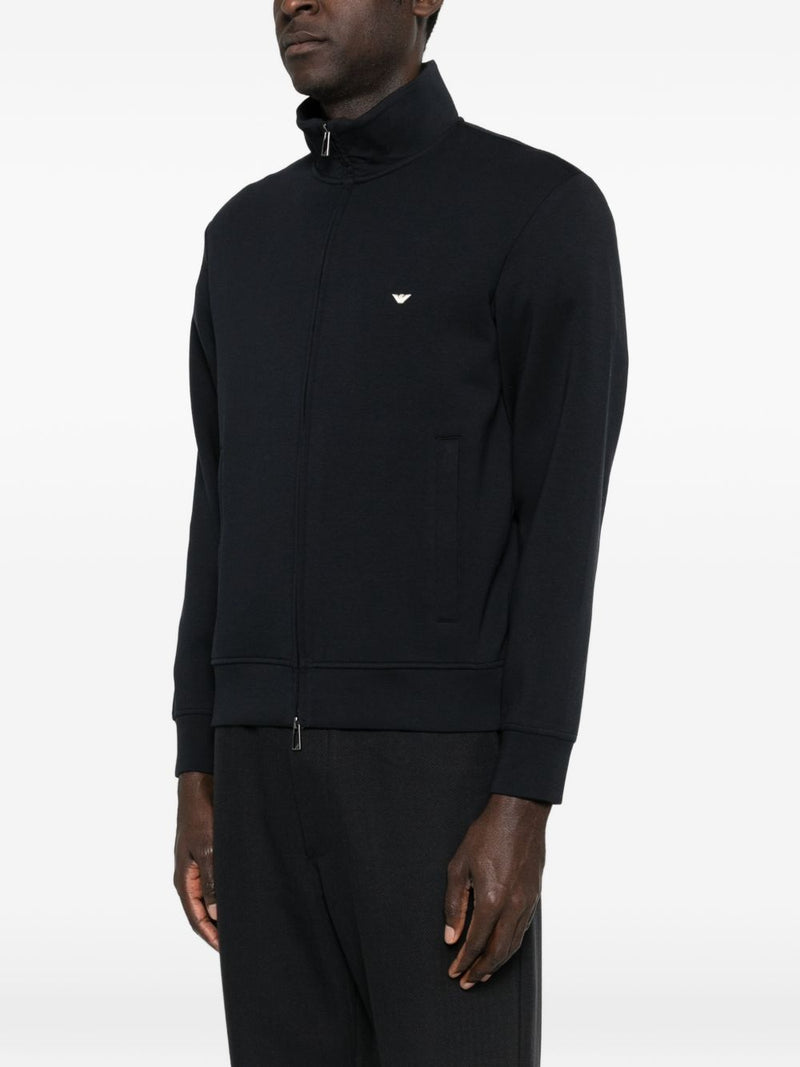 Emporio Armani Logo cotton sweatshirt | Urbalenti™ NYC