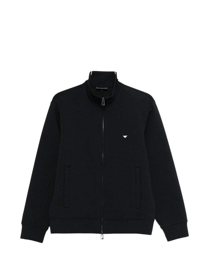Emporio Armani Logo cotton sweatshirt | Urbalenti™ NYC