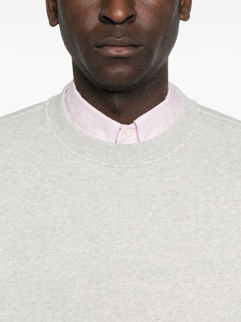Ami Paris Ami De Coeur cotton sweatshirt | Urbalenti™ NYC