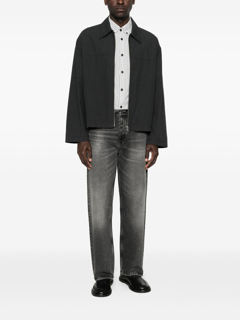 Emporio Armani Striped cotton shirt | Urbalenti™ NYC