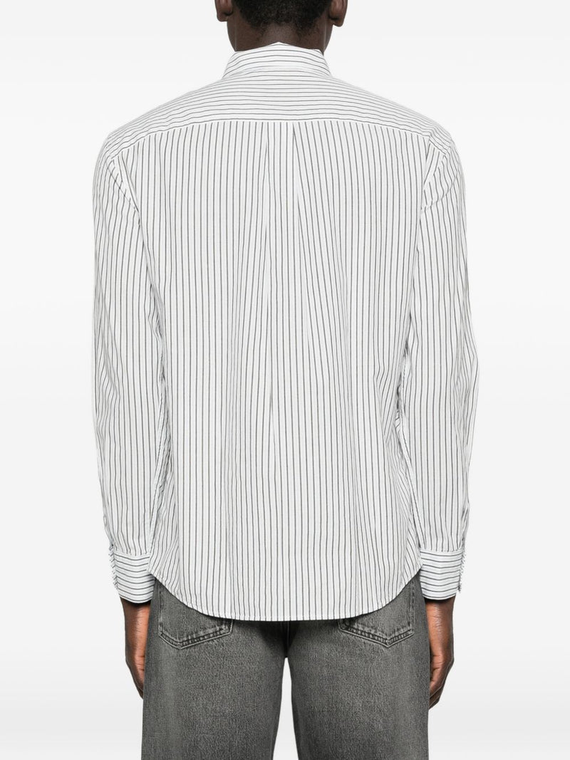 Emporio Armani Striped cotton shirt | Urbalenti™ NYC