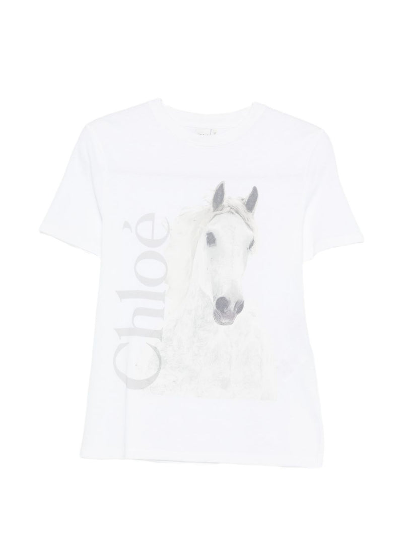 Chloé ChloÃ© Printed cotton t-shirt Variant 2 | Urbalenti™ NYC