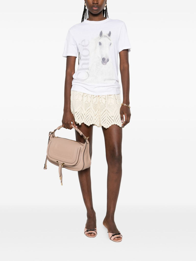 Chloé ChloÃ© Printed cotton t-shirt Variant 2 | Urbalenti™ NYC