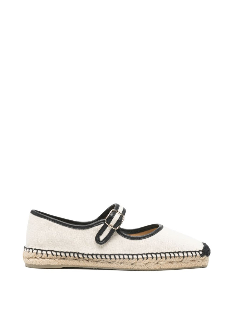 Castañer Padua Bicolor Canvas Mary Jane Espadrilles. | Urbalent... | Urbalenti™ NYC
