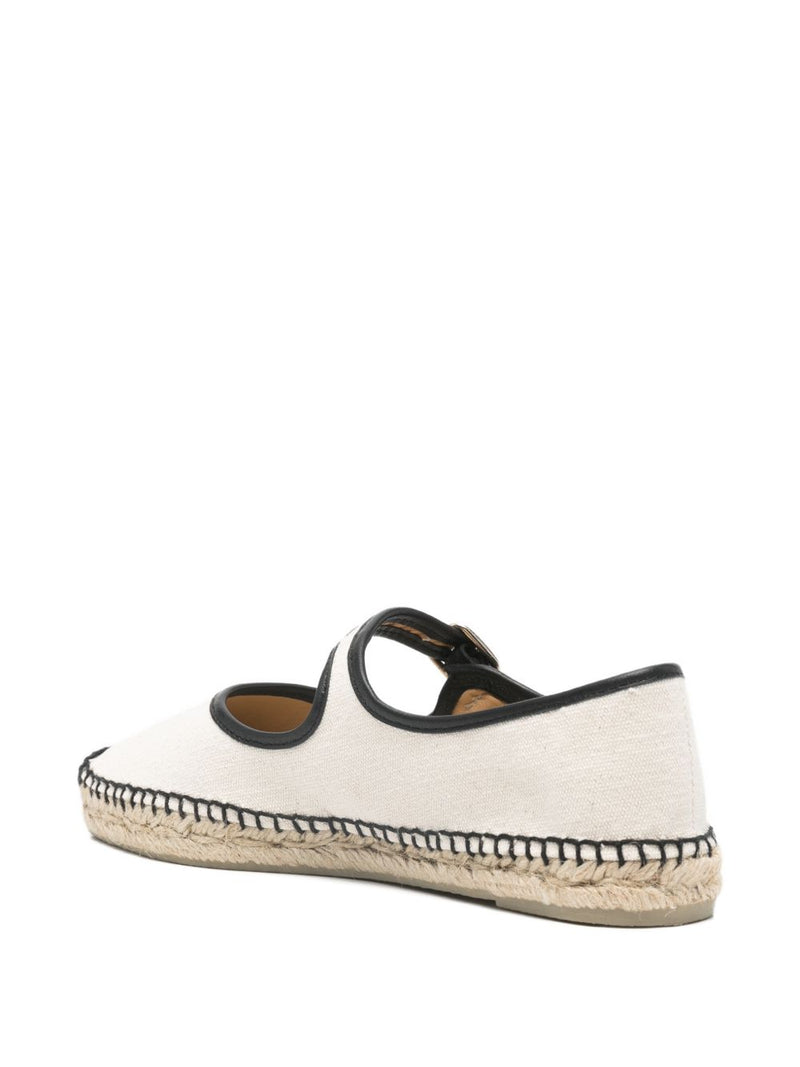 Castañer Padua Bicolor Canvas Mary Jane Espadrilles. | Urbalent... | Urbalenti™ NYC