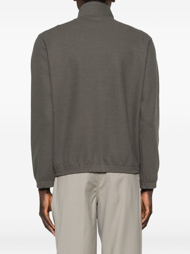 Emporio Armani Zipped sweatshirt | URBALENTI™ NYC
