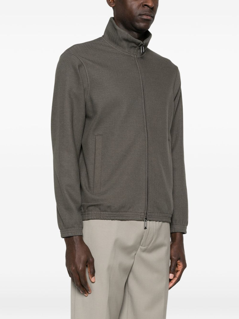 Emporio Armani Zipped sweatshirt | URBALENTI™ NYC