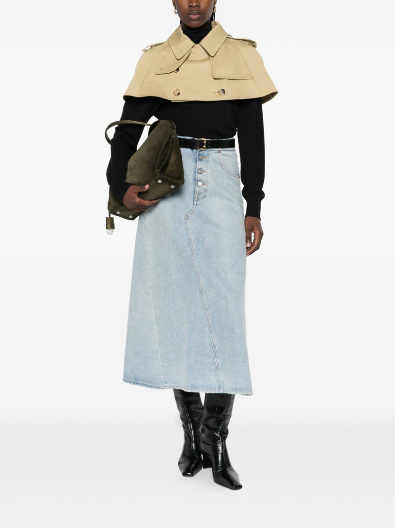 Burberry Cotton trench cape | Urbalenti™ NYC