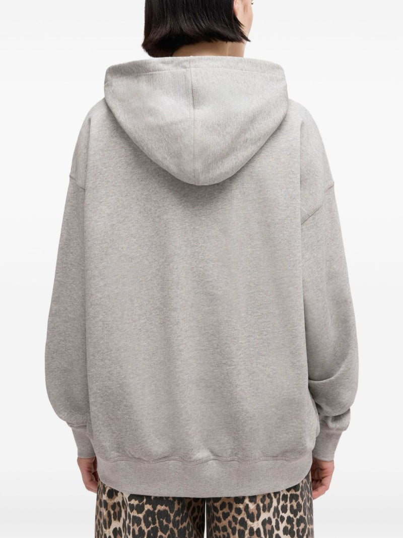 Ganni Ganni Margot Kitty organic cotton hoodie