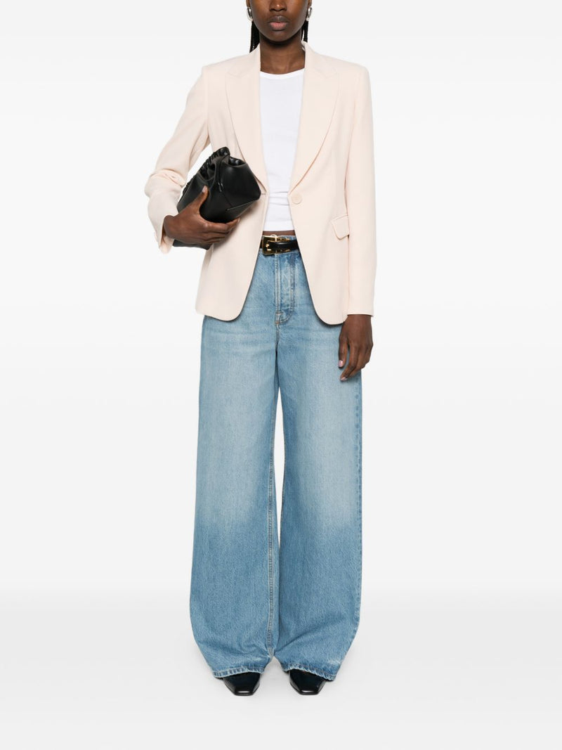 Emporio Armani Single-breasted blazer jacket | Urbalenti™ NYC