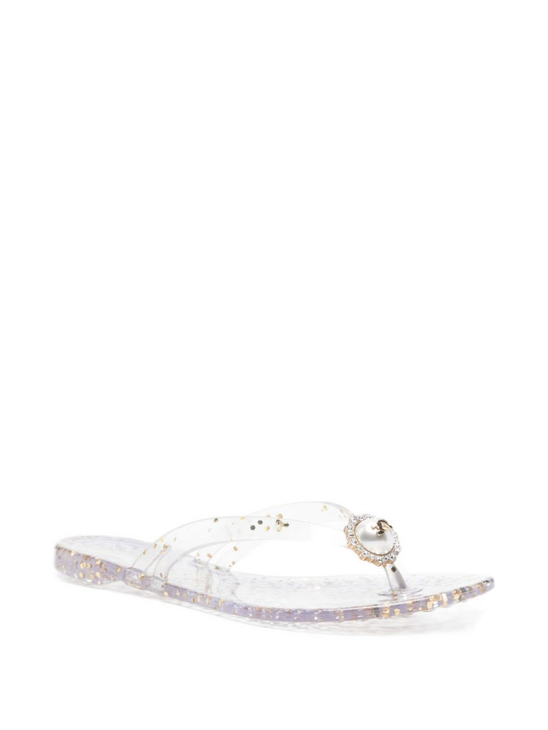 Casadei Casadei Jelly Glitter Flip Flops