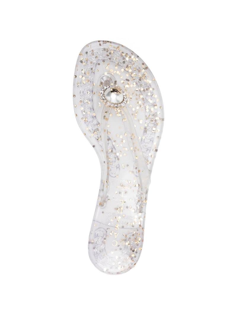 Casadei Casadei Jelly Glitter Flip Flops