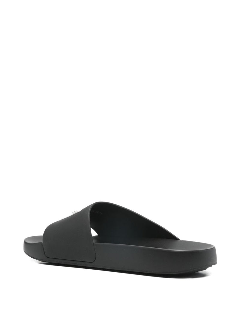 Givenchy Label Slide mules in rubber | Urbalenti™ NYC