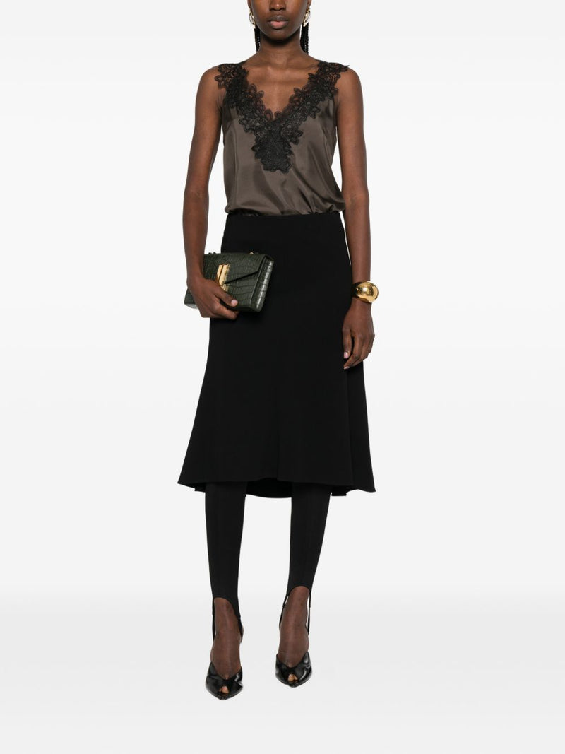 Jil Sander Asymmetric short skirt | Urbalenti™ NYC