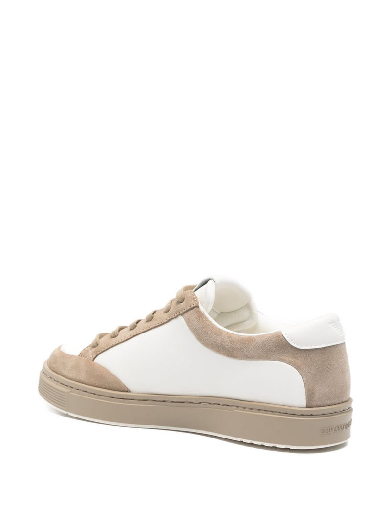 Emporio Armani Suede Leather sneakers | Urbalenti™ NYC