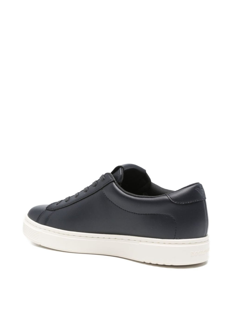 Emporio Armani Leather sneakers | Urbalenti™ NYC