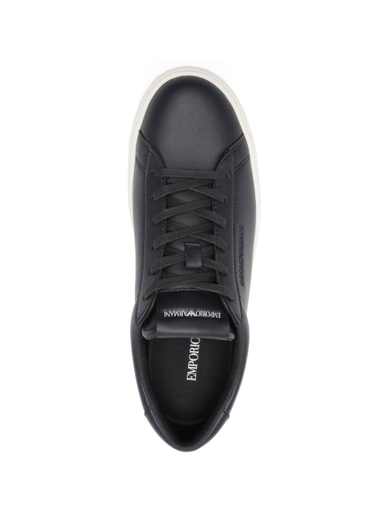 Emporio Armani Leather sneakers | Urbalenti™ NYC