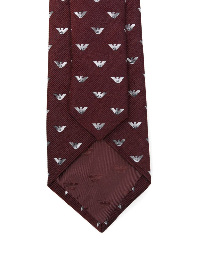 EMPORIO ARMANI EXCLUSIVE Pure Silk Tie With All... | Urbalenti™ NYC