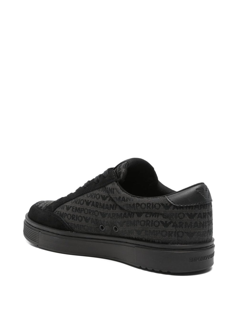 Emporio Armani logo-print sneakers | Urbalenti™ NYC