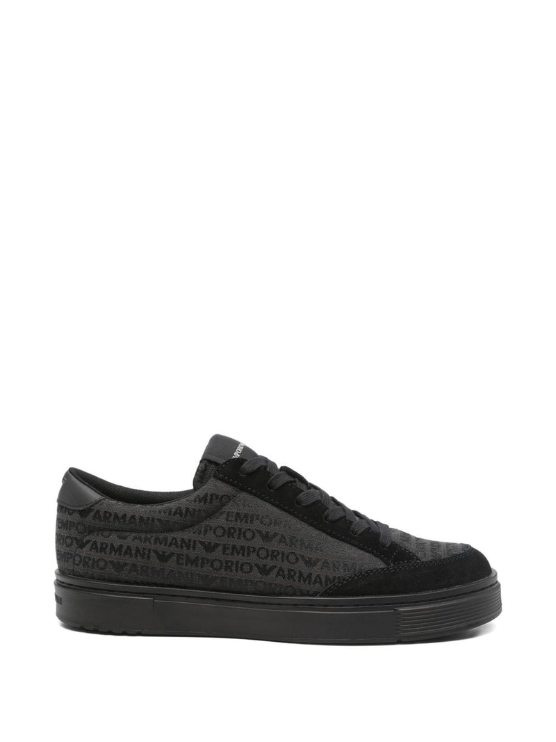 Emporio Armani logo-print sneakers | Urbalenti™ NYC