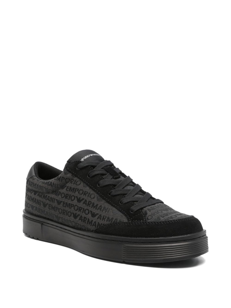 Emporio Armani logo-print sneakers | Urbalenti™ NYC