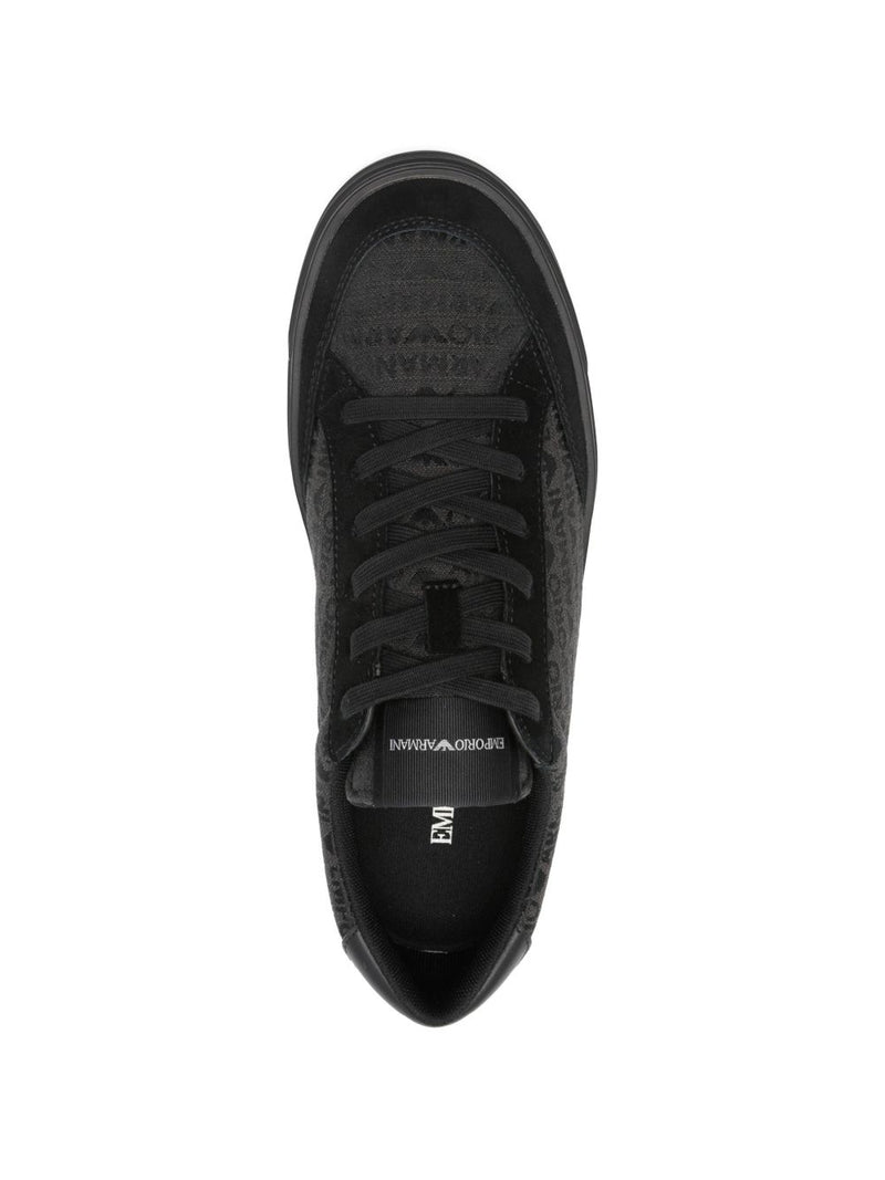 Emporio Armani logo-print sneakers | Urbalenti™ NYC