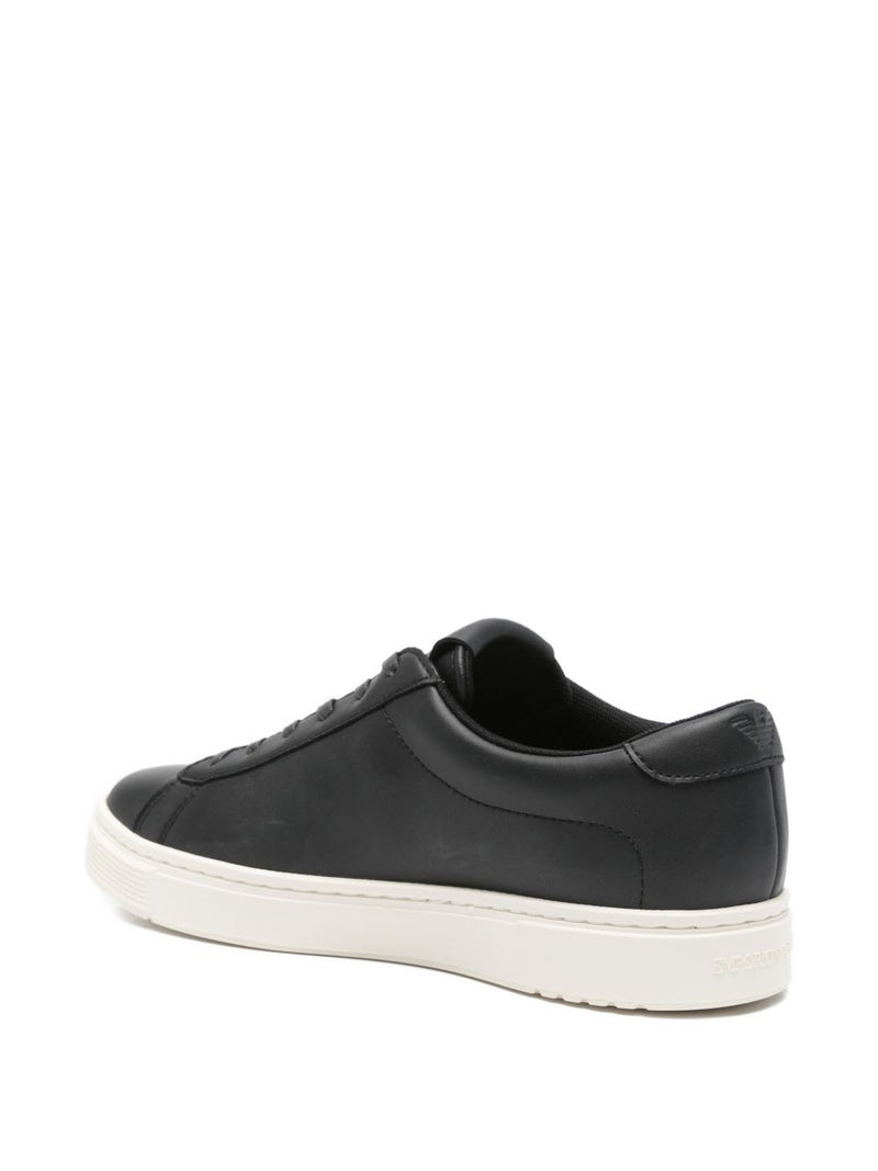 Emporio Armani Emporio Armani leather lace-up sneakers